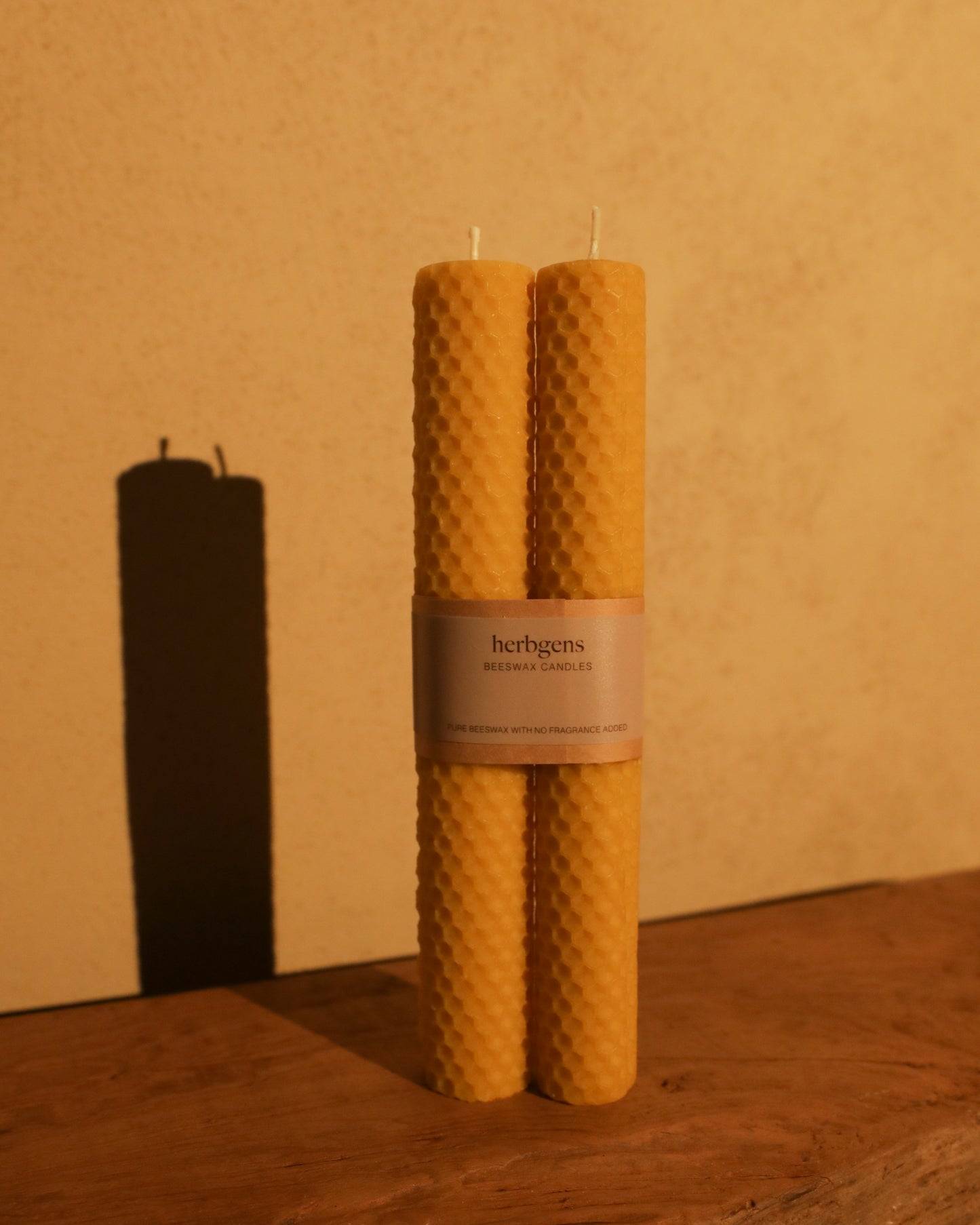 Pair of Beeswax Candles