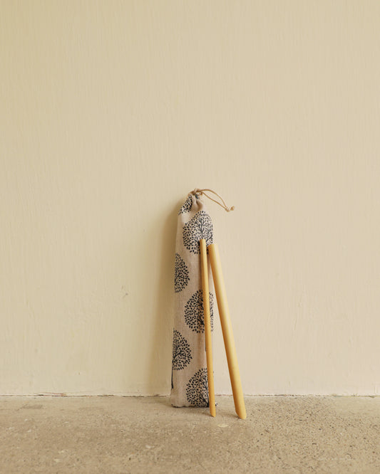 Mixed Reed Straws Pattern Bags